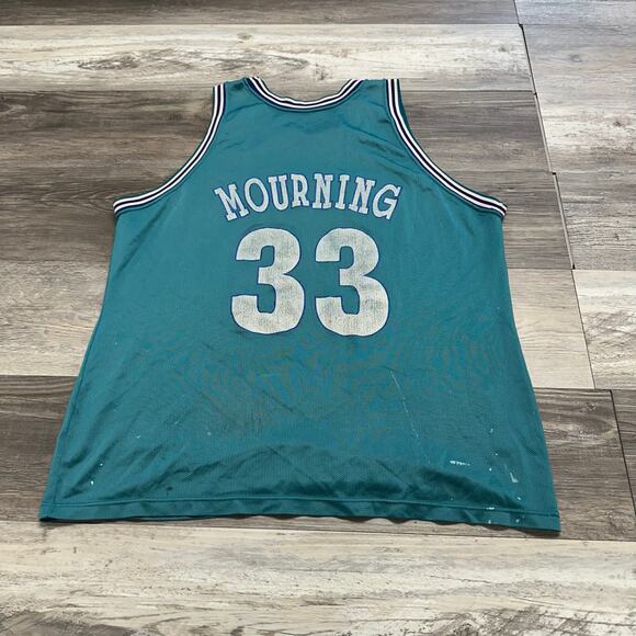 Champion Other - Alonzo Mourning Jersey  Charlotte Hornets Vintage 90s Champion Men 48 XL